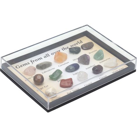 15 verschiedene Kristall-Edelsteine – Bunte Feng-Shui-Meditationsdekoration für Sammler (1/5)