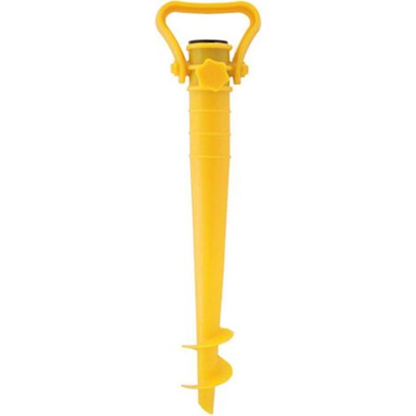 Marbueno Pincho Parasol Plastico Color Amarillo 44 cm Jardin