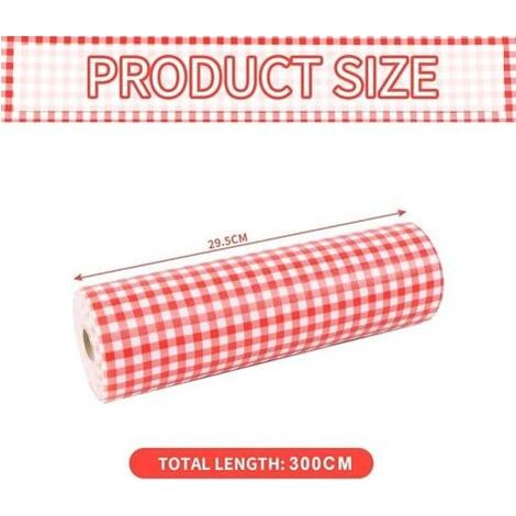 Tapis Fond de Tiroir Protection Tiroir Cuisine 30 300 cm Tapis TiroirCuisine à Découper Tapisde Tiroirpour Armoires deCuisine Table et Armoire Rouge Fond deTiroir 1 Pièce (1/5)