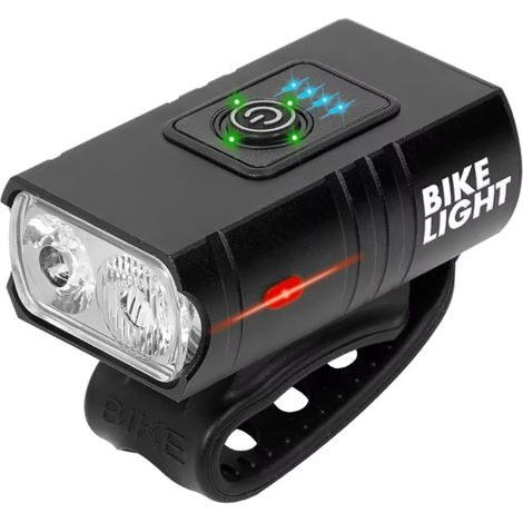 Faro per bicicletta ricaricabile super potente con 2 LED Roxar T6 da 800 lm (1/5)