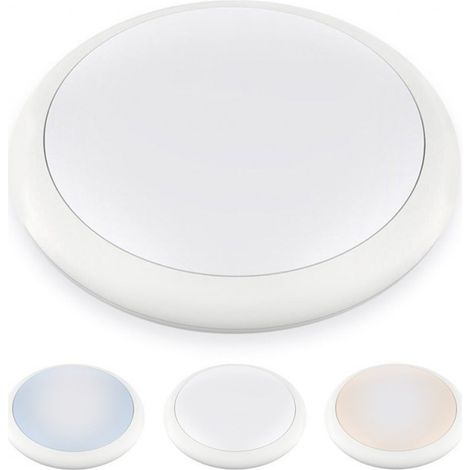Hublot LED Rond ø 320 mm NOVA - 18 W - IP 65 - Triple couleur de blanc - DeliTech® (1/3)
