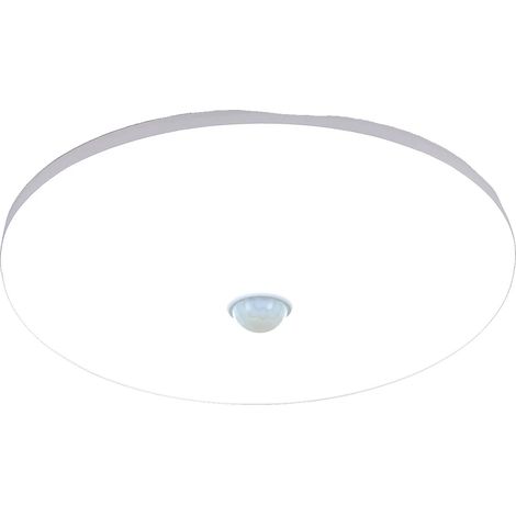 Plafonnier, Capteur de Mouvement, Design Étanche, BLANC (1/2)