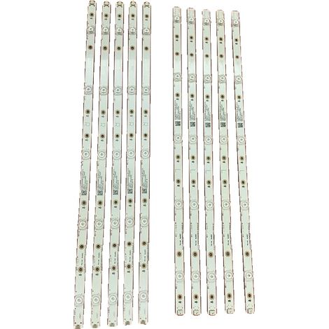 Bandeau LED, Aluminium, Longueur 1080 mm, Tension 3V, Énergétiquement Efficace, Compatible avec Plusieurs Modèles de Téléviseurs (1/5)