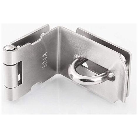 BUNTHAUS Ahlsen Boucles de loquet de porte à angle droit en acier inoxydable à 90 degrés,verrou coulissant,cadenas à cadenas lourd, loquet de porte à angle droit à 90 degrés, verrou de porte haute séc