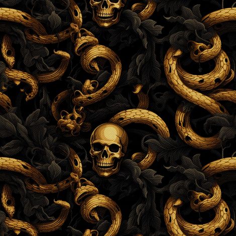Tela decorativa para exteriores Oxford - Motivo de calavera I DX4981 (1/5)