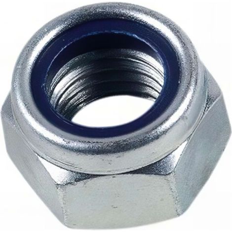 50 écrous frein indésserrable bague nylon M8 mm - Inox A2 - EIND08A2B50 (1/2)