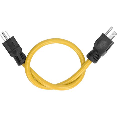 1 rallonge électrique, 12 AWG, 5 prises 15P vers 5 prises 15P, norme américaine, 125 V CA, 15 A (1/5)
