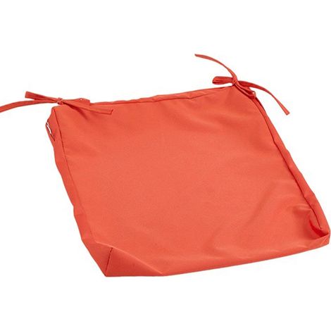 Housse de Coussin de Chaise Imperméable 40x40 50x50 45x45 cm, Housses de Coussin de Siège de Jardin,Amovibles, pour Intérieur et Extérieur, Terrasse Meubles(Orange,45x45x5 cm) (1/5)