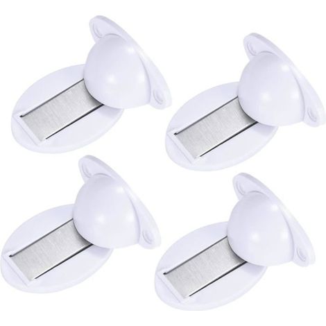 Türstopper fürs Badezimmer, Türwandschutz, selbstklebender Türstopper, Türpuffer, magnetischer Türstopper