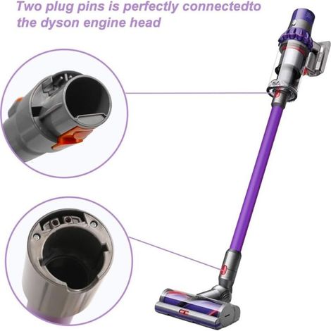 Tube d'extension de Rechange pour Dyson v11 V15 V10 V7 V8 Aspirateur Sans Fil, Tube Rallonge en Aluminium Baguette Extensible