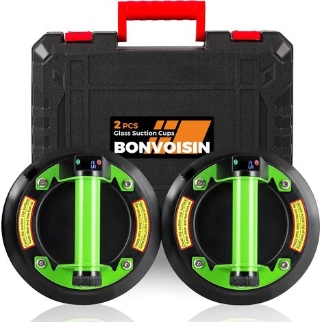 8" Ventouse de Carrelage Electrique 2Pcs, Capacité de Charge de 350lbs/160kg, Batteries Lithium (1/5)