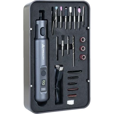 Outil rotatif sans fil, 6 vitesses variables, longue durée de vie de la batterie, Trousse à outils (1/2)