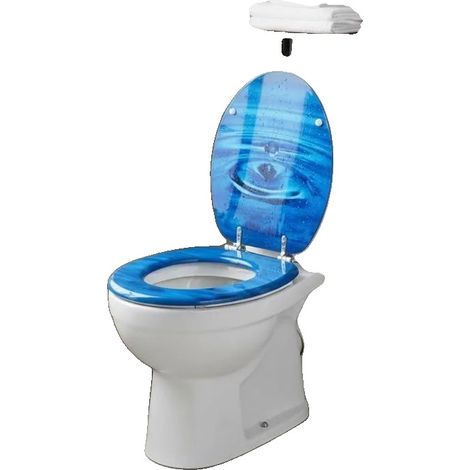 Toilettensitz, dekoratives Design, langlebige Konstruktion, Sachet (1/5)
