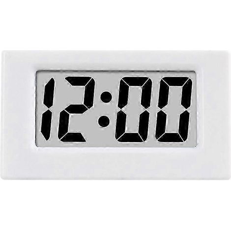 Mini réveil/horloge de bureau numérique électronique à écran LED triangulaire, idéal pour la décoration de la maison, du bureau et de la chambre. (1/5)