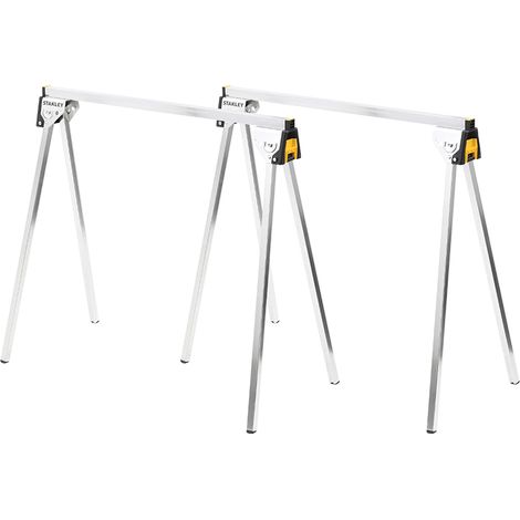 STANLEY STST81337-1 Essential Metal Sawhorses Twin Pack STA181337