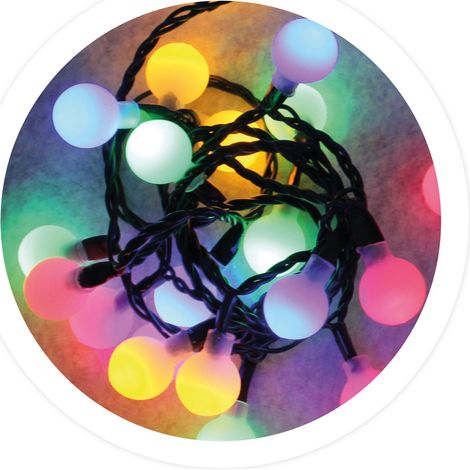 LED-Girlande mit 4M-Glühbirnen und 8 RGB-Funktionen