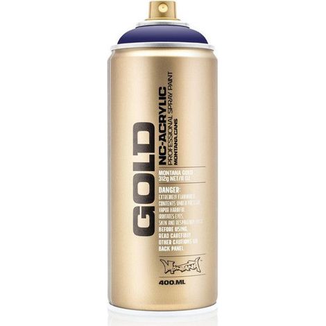 Bombe de peinture - Gold - Acrylique - Lilac - S4220 - 400ml - Montana Cans