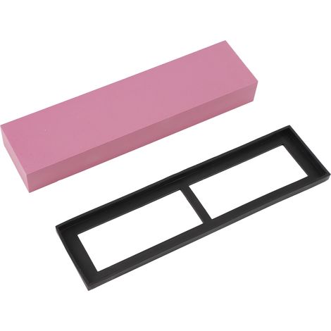 Pierre à aiguiser double face 3000 grains, rubis compact durable 7,8x1,9x0,9 pouces, pierre humide pour cuisine et camping (1/5)