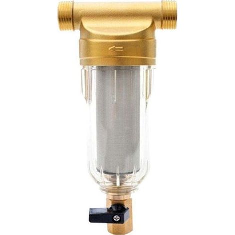 Filtre Eau Sédimentation, Filtre Réutilisable De, Externes Pré-Filtre, Préfiltre d'Eau Pour Tuyau d'Eau De Puits (1/2") (1/5)