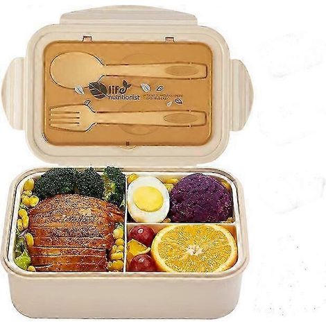 Boîtes à lunch en plastique, disponibles en plusieurs couleurs, 7 x 13,2 x 20 cm (1/5)