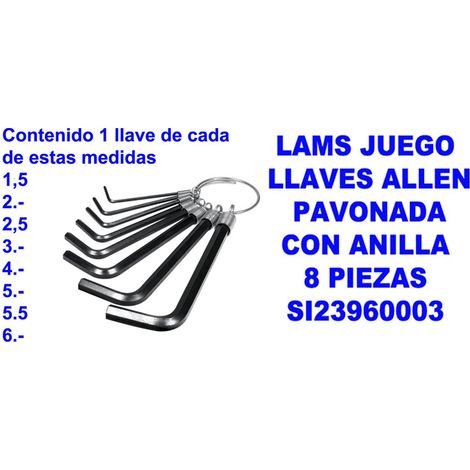 Set chiavi a brugola con anello 8 pezzi SI23960003