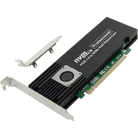 PCIe x16 ASM2824 auf 4-Port M.2 NVMe SSD Adapter-Erweiterungskarte (1/5)