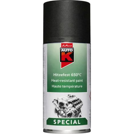 Bombe de peinture - Auto-K - Noir - Résistance 650°C - 150ml