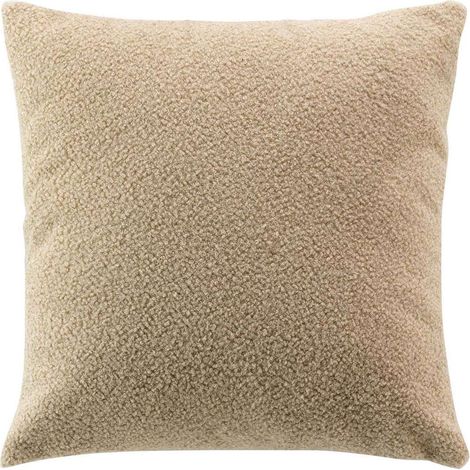 Coussin déhoussable BELI - Bouclette unie (1/4)