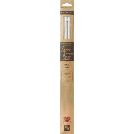 SET 2 ASTINE BRISS-BRISS 40-50CM BIANCHE