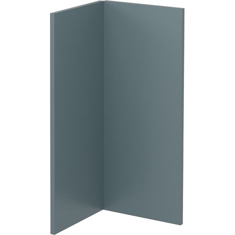 Façade de cuisine R-Line, Bleu-gris, 59.2x71.3cm façade de meuble pour meuble bas d’angle, Vicco (1/5)