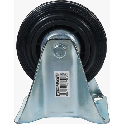 Roulette fixe WERKA PRO sans frein  Ø 100mm