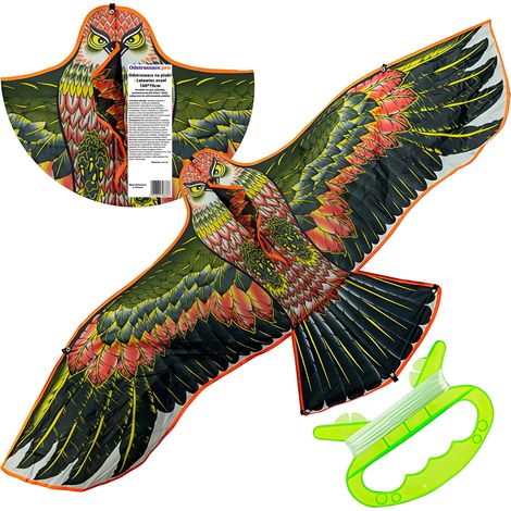 Ahuyentador de aves BC Kite para palomas, estorninos, gorriones, pájaros carpinteros y golondrinas, 160 cm.