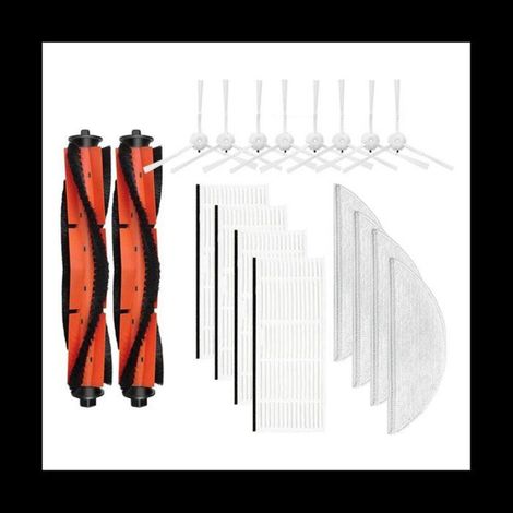 Pour R1 / R1 Pro Robot Aspirateur PièCes de Rechange Brosse Principale Brosse LatéRale Filtre Hepa Mop Rag (1/5)