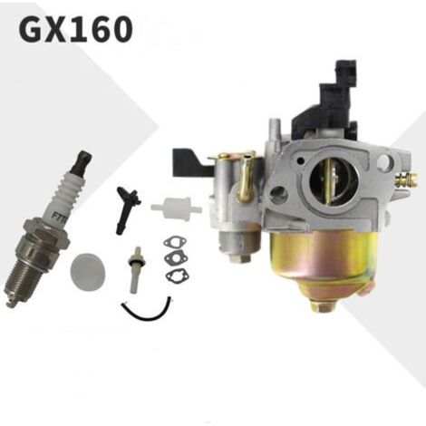 Carburatore per motore a benzina GX160, pompa dell'acqua 168F, guarnizione del carburatore del generatore GX200, filtro della candela