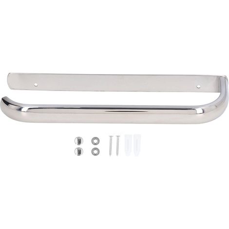 Porte-serviettes en acier inoxydable pour la cuisine et la salle de bain. Porte-serviettes à main, porte-torchons et étendoir pour torchons et serviettes de cuisine. (1/5)