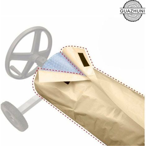 Green Mobility-Couverture Enrouleur Bâche Piscine en Tissu Imperméable,Couverture de Protection Piscine Extérieur Intérieur,49096cm (1/5)