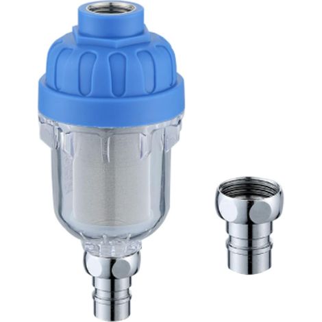 pré-filtre à boues - purificateur d'eau de robinet, réduction des sédiments, filtre à sédiments en acier inoxydable, purificateur d'eau (1/2 pouce) (1/5)