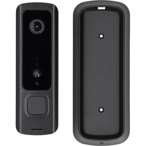 Sonnette vidéo H3 MINI 720P WIFI étanche avec détecteur de mouvement PIR, interphone sans fil, pour la sécurité de votre domicile (noir) (1/5)