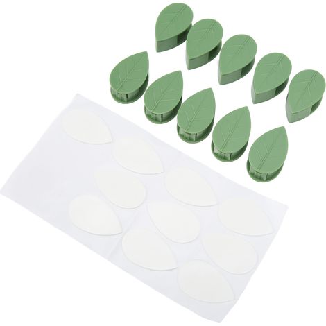 100 clips de fixation pour plantes grimpantes murales, crochets auto-adhésifs pour une traction optimale. (1/5)