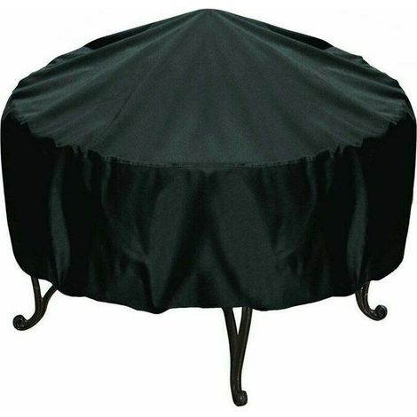 Housse de Protection pour BraséRos Barbecue ImperméAble Rond,Coupe-Vent, Housse brasero RéSistant à la DéChirure,Tissu Oxford 210D Housse pour Foyer Barbecue,Housses pour BraséRos (120x75cm) (1/5)