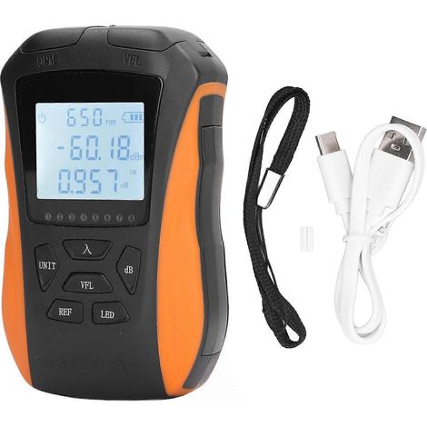 Optisches Faser-Leistungsmessgerät 4-in-1 Fehlerortungsgerät RJ45 Tester 5 km ‐50+26dBm mit LED-Beleuchtung