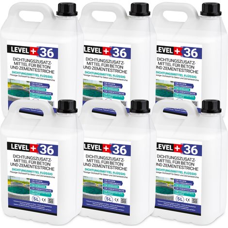 LEVEL+ Dichtsungsmittel Flüssig für Beton und Zementestriche L+36 - 30L