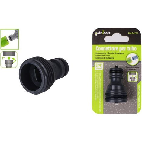 Kaela - Raccordo Adattatore Rapido Filetto 3/4" 10mm Con Innesto Maschio Universale 94755 - (1/3)