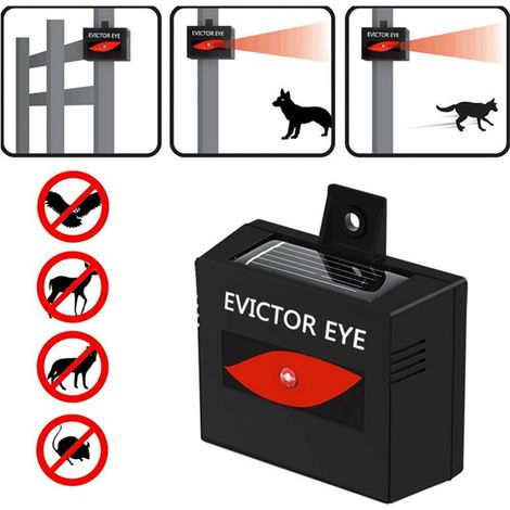 Allontana gli animali con una lampada laser solare per pascoli, giardini, fattorie e aree esterne.