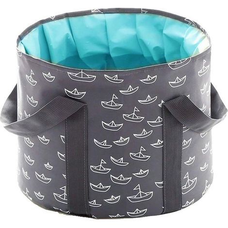 (Gris)Seau Pliable pour tremper Les Pieds, Baignoire, 25LBain de Pieds Portable, Spa, trempage Pieds Maison, pédicure Bassin, Camping en Plein air (1/5)