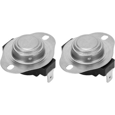 Thermostat bimétallique 2 pièces, interrupteur thermique à disque 25A, plastique technique 250V, pour moteur et distributeur d'eau (1/4)