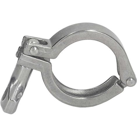 Dreifach-Klemmverschraubung aus Edelstahl 304 mit 1 Stift und Flügelmutter für Schlauchleitungen 19