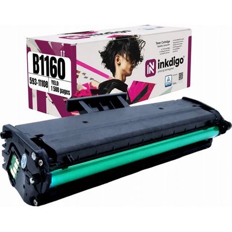 Toner Inkdigo HF44N compatibile con Dell B1160 B1160w, certificato TÜV.