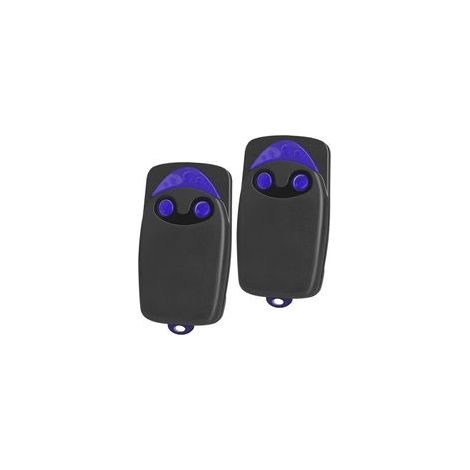 Lot de 2 émetteurs manuels pour ouvre-porte de garage, compatibles avec télécommande Nice FLO2, FLOXIR, FLOX2RGate, 433,92 MHz (1/5)