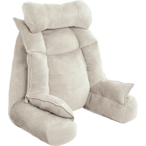 Cuscino di supporto beige per letto con braccioli (1/5)